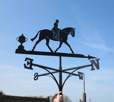 Dressage Horse And Cup Weathervane