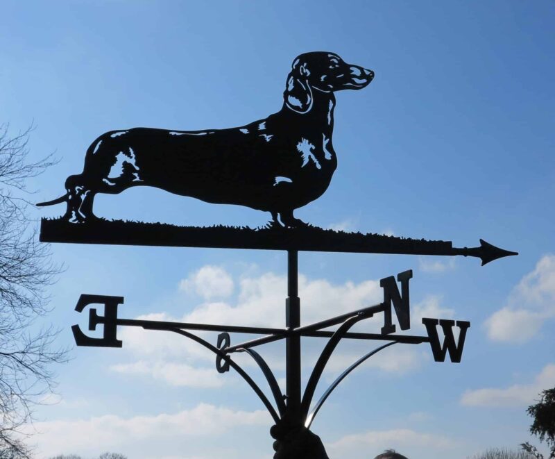 Smooth Coat Dachshund Weathervane