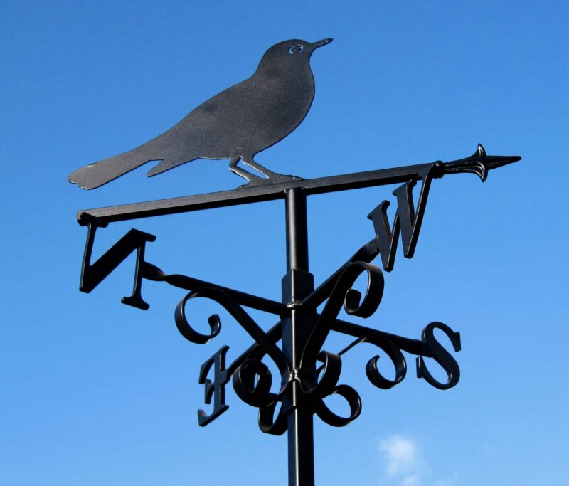 Blackbird Single Bird Weathervane