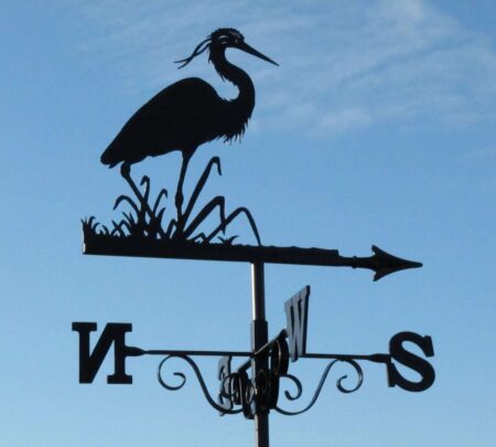 Heron Standing Bird Weathervane