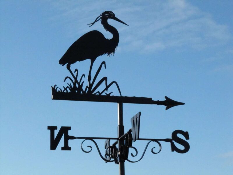 Heron Standing Bird Weathervane