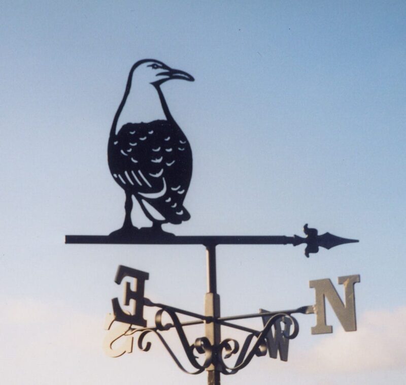 Herring Gull Sitting Bird Weathervane