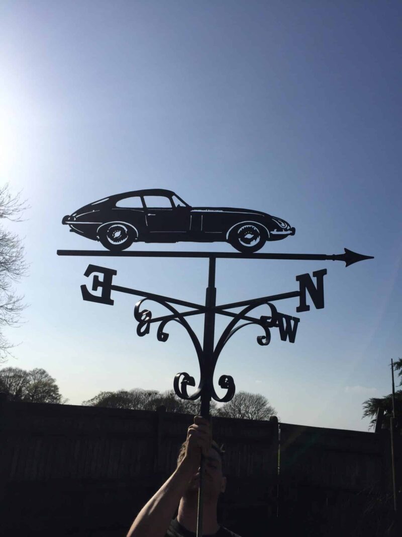 Jaguar XJ12 Car Weathervane