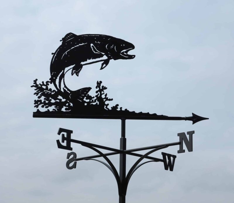 Leaping Salmon Weathervane