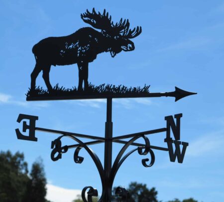 Moose Bull Standing Weathervane