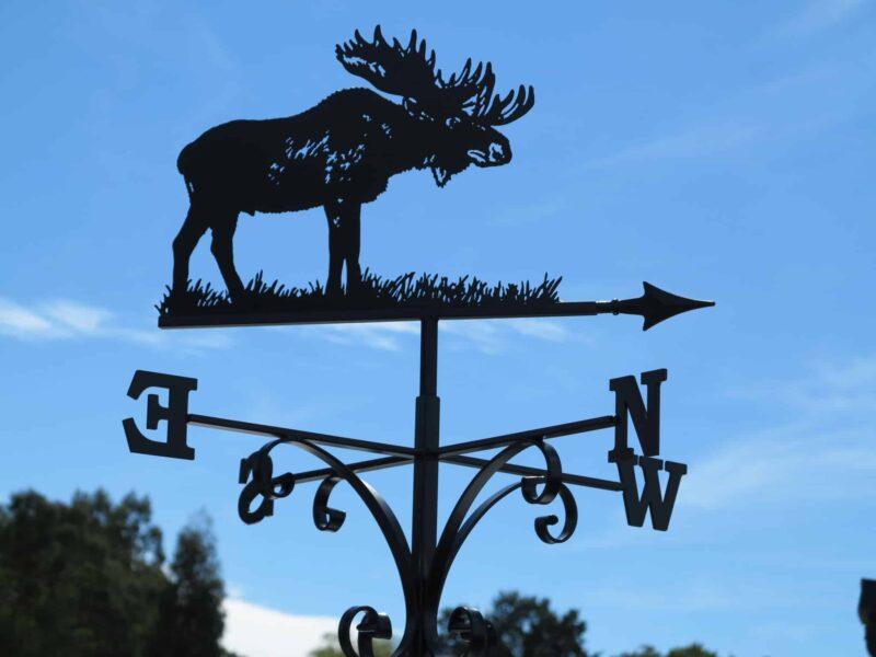 Moose Bull Standing Weathervane