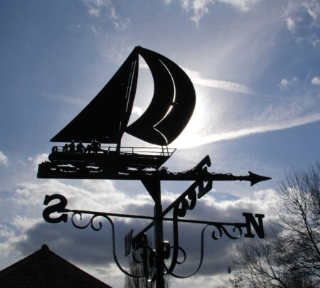 Ocean Racer Yacht Boat Weathervane