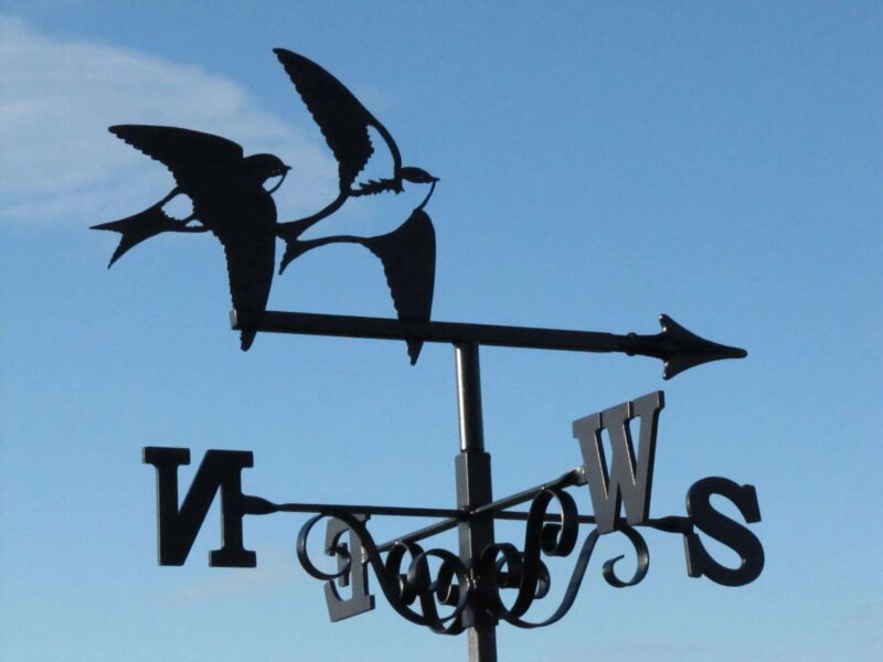 Flying House Martins Weathervane