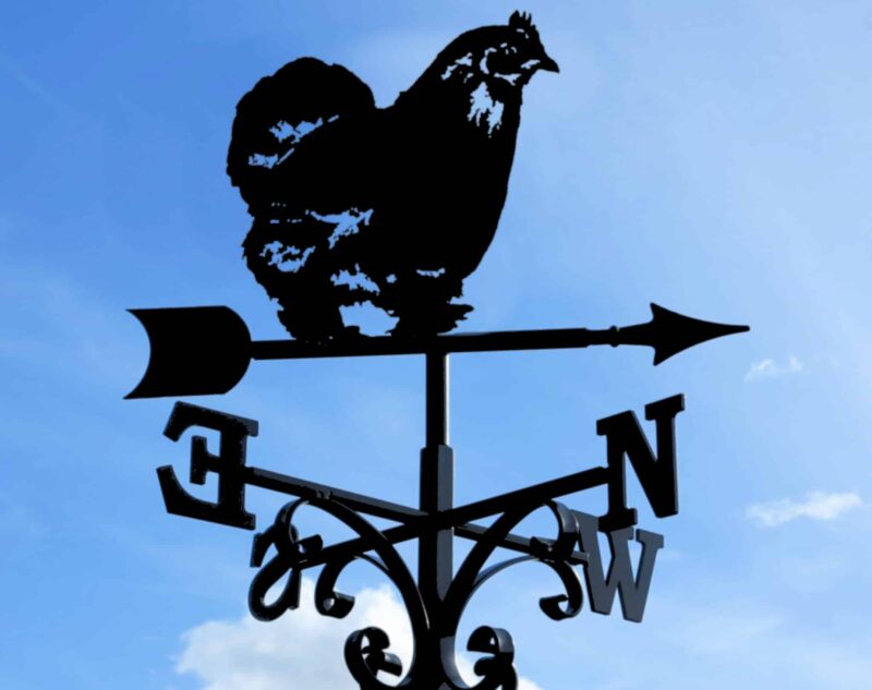 Pekin Bantam Chicken Weathervane