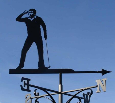 Seve Ballesteros Golfer Weathervane