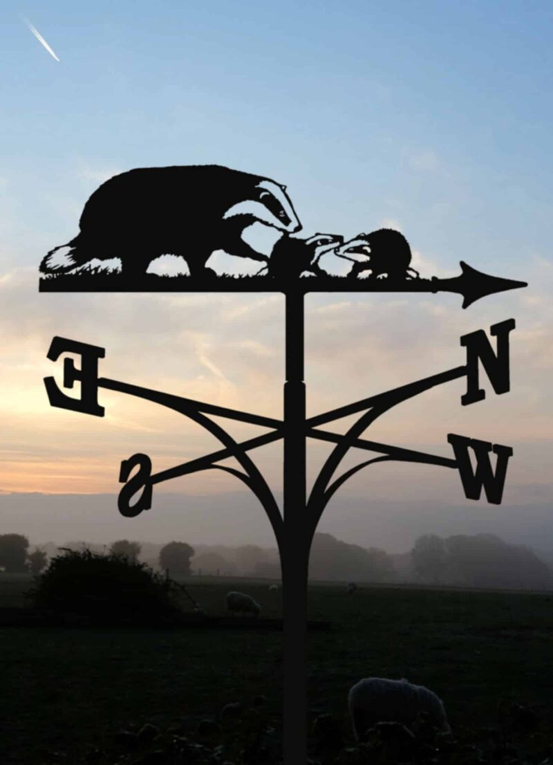 Badger and Cubs Weathervane