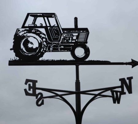 Zetor Crystal 8011 Tractor Weathervane in black