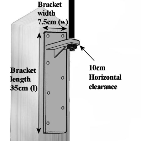 Strap Bracket Details for weathervane