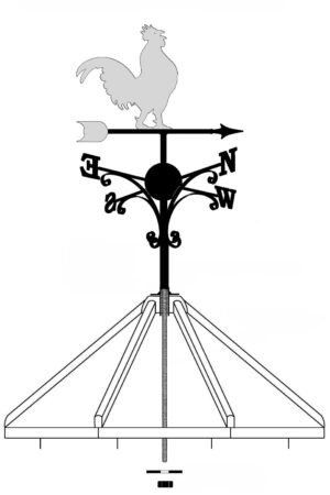 Weathervane -Cupola & Tower Fitting Example