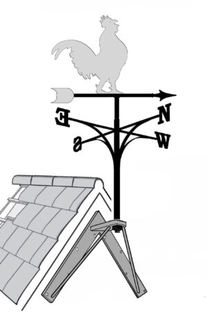 Weathervane - Wall & Gable End Bracket Example