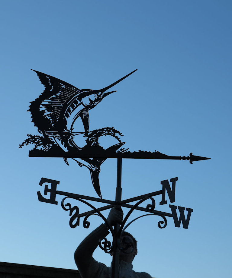 Sailfish weathervane