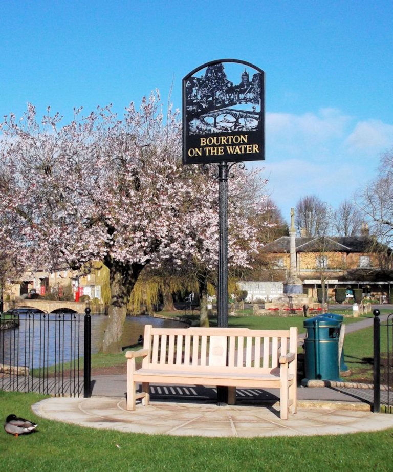 Bourton On The Water Village Sign