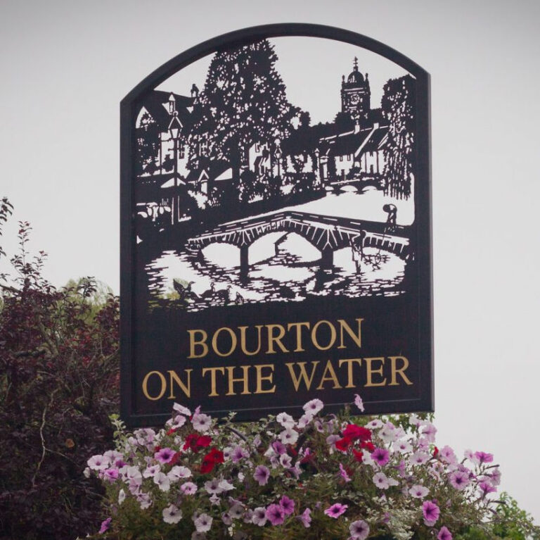 Bourton On The Water Village Sign